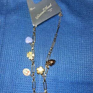 Universal Thread Gold  Charm Necklace